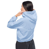 Women’s Cropped Windbreaker - Heather Blue
