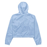 Women’s Cropped Windbreaker - Heather Blue