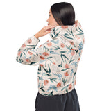 Women’s Cropped Windbreaker - Floral