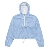 Women’s Cropped Windbreaker - Heather Blue
