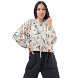 Women’s Cropped Windbreaker - Floral
