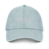 Denim Hat (Embroidered) - Medical