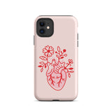 Tough Case for iPhone® - Heart/Floral