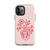Tough Case for iPhone® - Heart/Floral