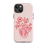 Tough Case for iPhone® - Heart/Floral