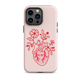 Tough Case for iPhone® - Heart/Floral