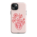 Tough Case for iPhone® - Heart/Floral