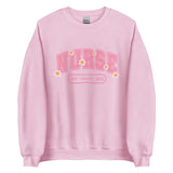 Unisex Sweatshirt - Nurse (Daisies)