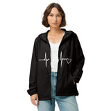 Unisex Lightweight FULL LENGTH Zip Up Windbreaker - EKG