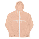 Unisex Lightweight FULL LENGTH Zip Up Windbreaker - EKG