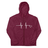 Unisex Lightweight FULL LENGTH Zip Up Windbreaker - EKG