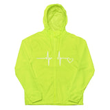 Unisex Lightweight FULL LENGTH Zip Up Windbreaker - EKG