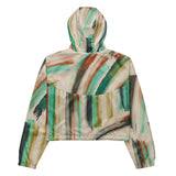 Women’s Cropped Windbreaker - Watercolor