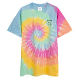 Oversized tie-dye t-shirt - Med Life (Black)