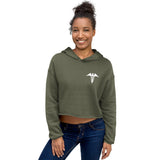 Cropped Hoodie - Med Symbol